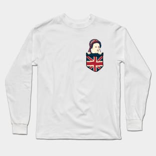 Queen Elizabeth Chest Pocket Long Sleeve T-Shirt